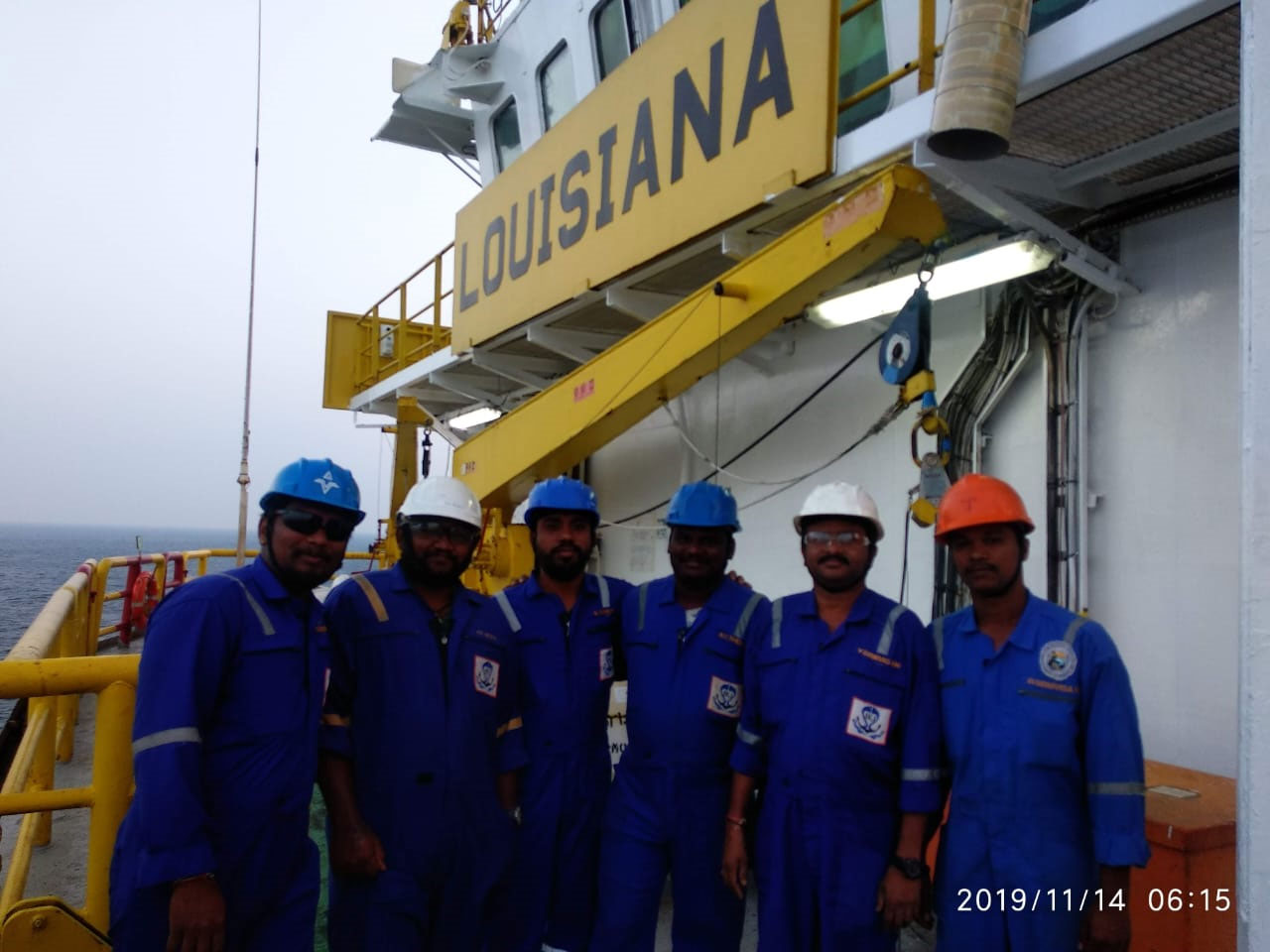 Rig Louisiana Thruster Change at Kakinada Anchorage